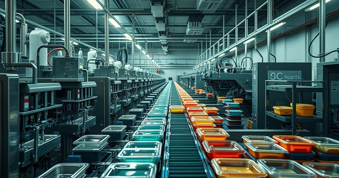 Fábrica de embalagens plásticas para alimentos