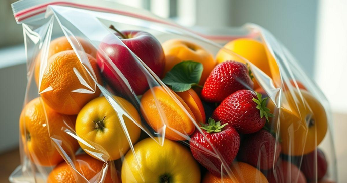 Saco plástico com fecho ziplock: praticidade e organização para o seu dia a dia