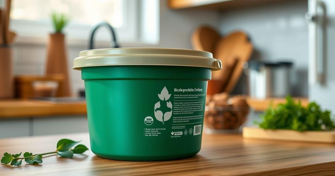 Pote biodegradável com tampa é a solução sustentável para armazenar seus alimentos