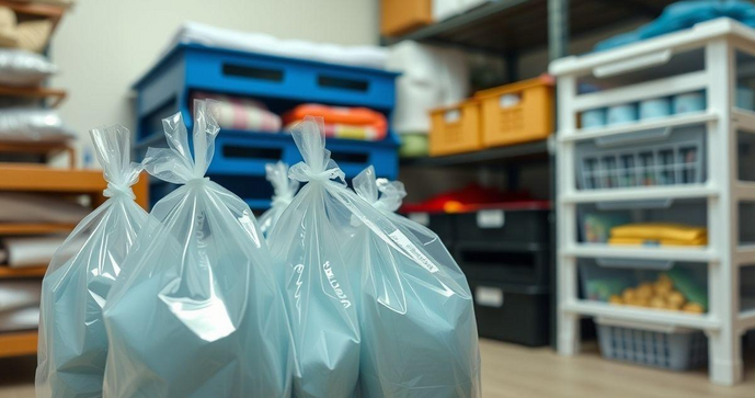 Saquinho plástico pequeno é a solução ideal para organização e armazenamento prático