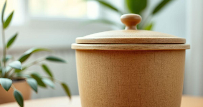 Pote biodegradável com tampa é a solução sustentável que você precisa para o seu dia a dia